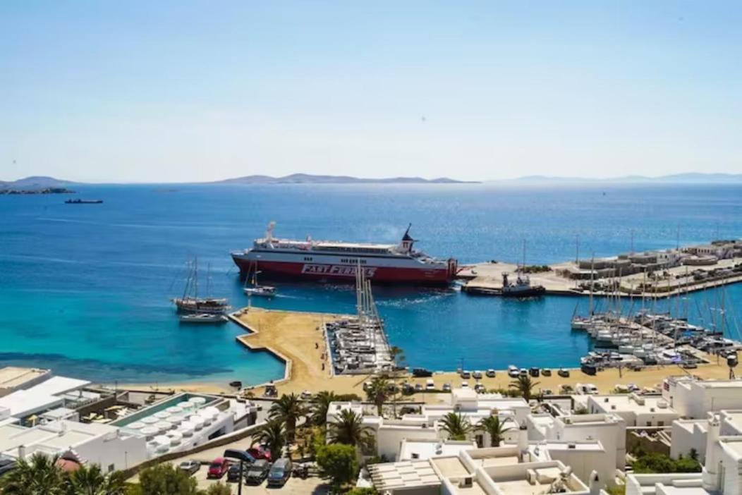 Sunset Breeze And Mykonos Town